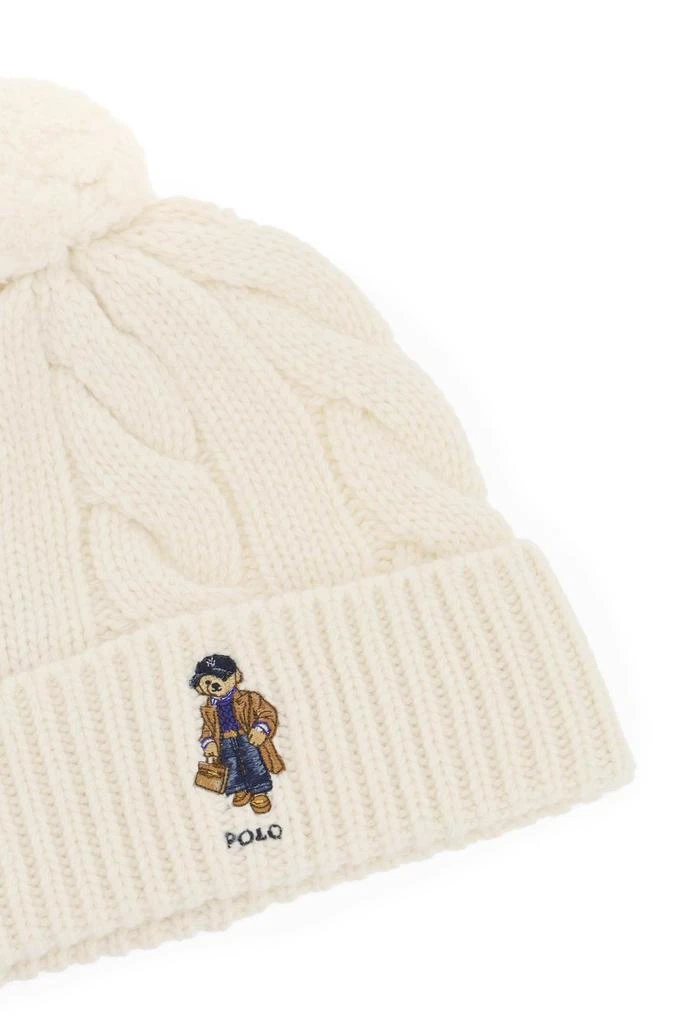 商品Ralph Lauren|Polo Ralph Lauren Cable-Knit Pom-Pom Detailed Beanie,价格¥600,第3张图片详细描述