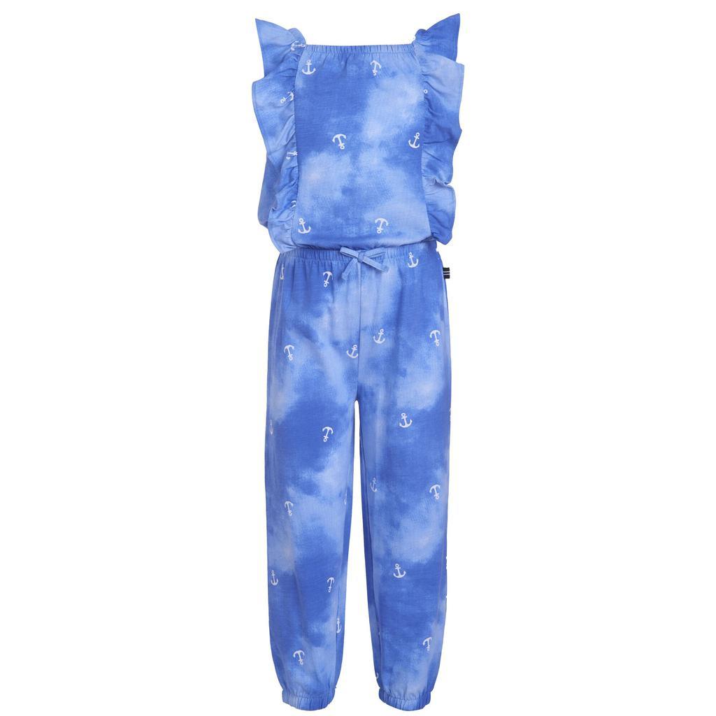 商品Nautica|Nautica Toddler Girls' Tie-Dye Anchor Jumpsuit (2T-4T),价格¥144,第1张图片