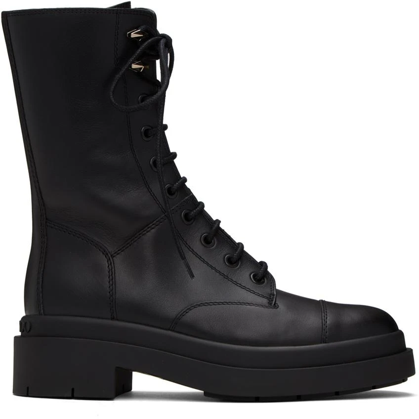 商品Jimmy Choo|Black Diamond Nari Flat Boots,价格¥6906,第1张图片