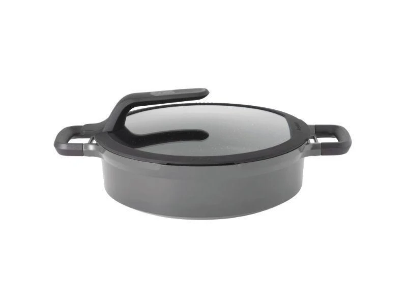 商品BergHOFF|BergHOFF GEM 11" Stay-Cool Two-Handled Sauté Pan, Grey,价格¥1346,第1张图片
