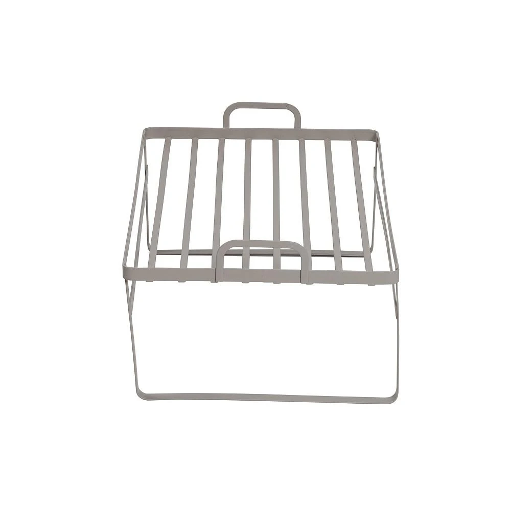 商品Honey Can Do|Stackable Cabinet Shelf Helpers, Set of 2,价格¥187,第2张图片详细描述