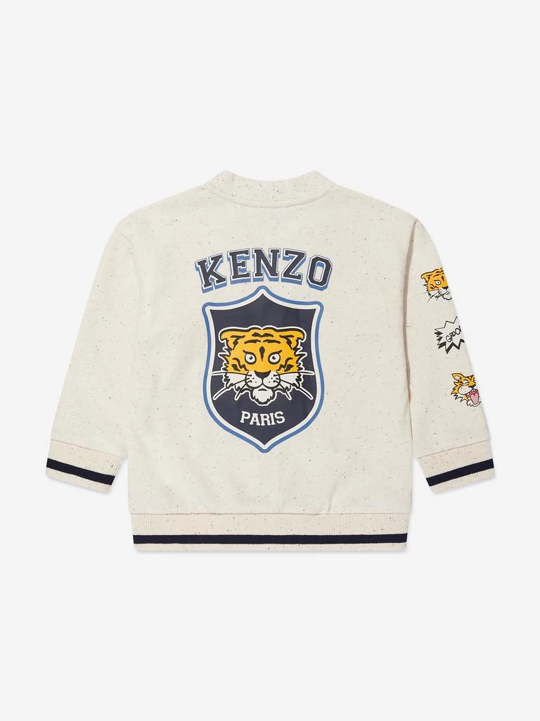 商品Kenzo|Boys Varsity Cardigan in Ivory,价格¥626,第4张图片详细描述