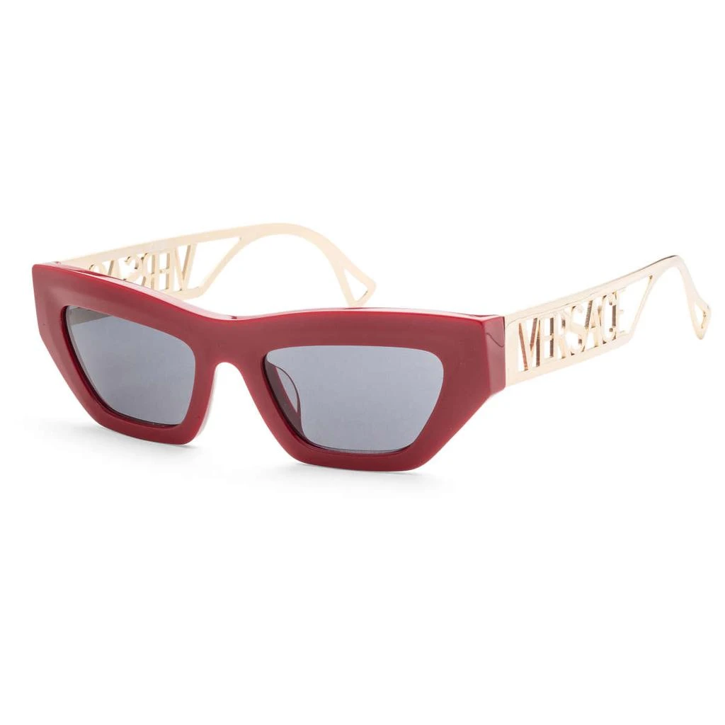 商品Versace|Versace Women's Red Irregular Sunglasses,价格¥864,第1张图片