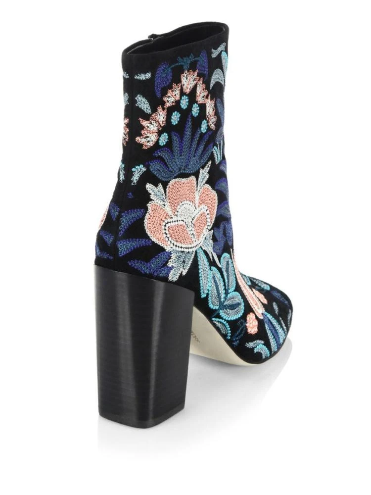 商品Rebecca Minkoff|Billie Floral Embroidered Leather Pumps,价格¥676,第2张图片详细描述