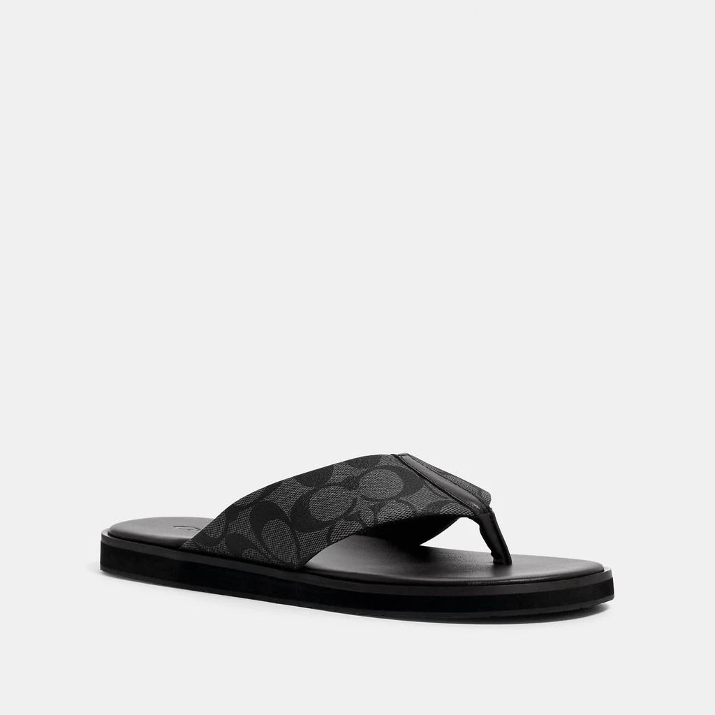 商品Coach|COACH Flip Flop In Signature Canvas,价格¥682,第5张图片详细描述
