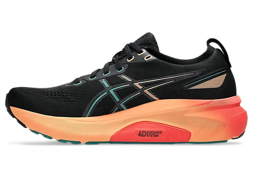 商品Asics|Men's Kayano 31 Running Shoes In Black/rainy Lake,价格¥1105,第2张图片详细描述