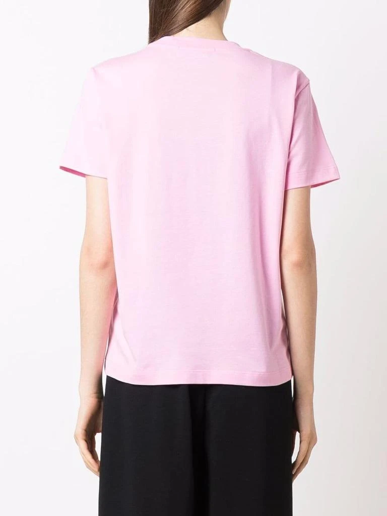 商品MSGM|MSGM logo-print short-sleeved T-shirt,价格¥755,第4张图片详细描述