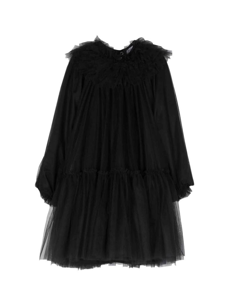 Monnalisa Black Dress Girl商品第1张图片规格展示
