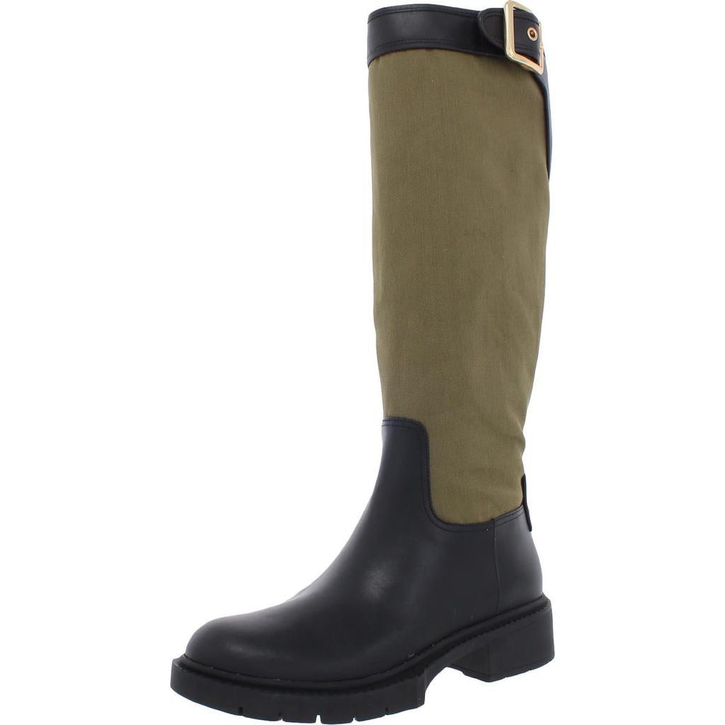 商品Coach|Coach Womens Leigh Buckle Round Toe Knee-High Boots,价格¥1241,第1张图片