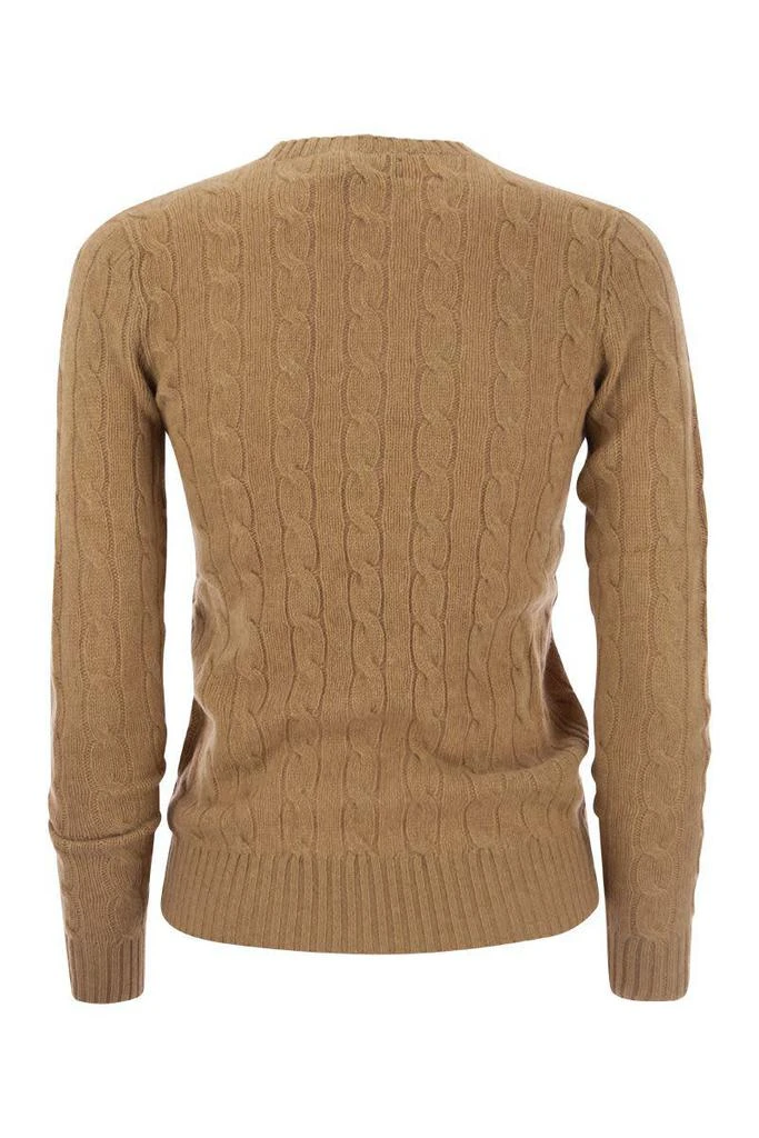 商品Ralph Lauren|POLO RALPH LAUREN Wool and cashmere cable-knit sweater,价格¥1665,第2张图片详细描述