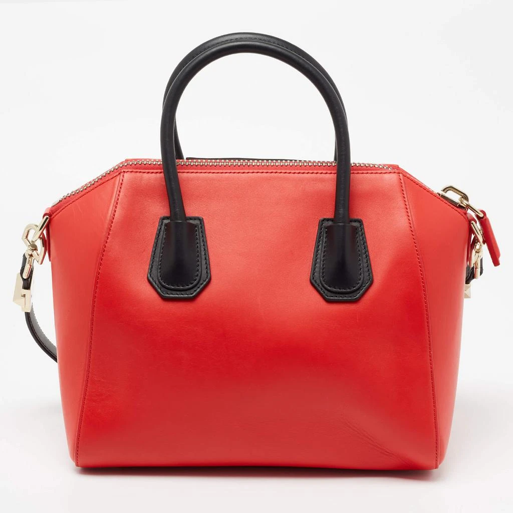 商品[二手商品] Givenchy|Givenchy Lipstick Red/Black Leather Small Antigona Satchel,价格¥4771,第4张图片详细描述