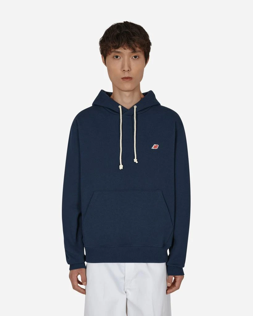 商品New Balance|MADE in USA Core Hooded Sweatshirt Blue,价格¥877,第1张图片