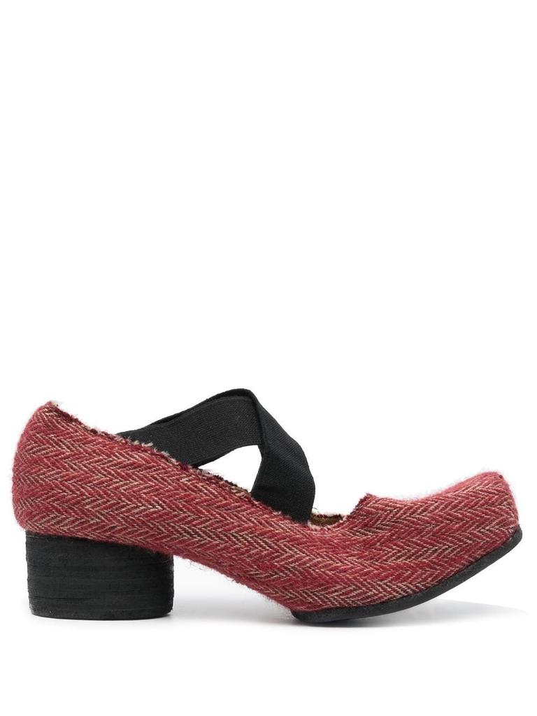Uma Wang Flat shoes Red商品第1张图片规格展示