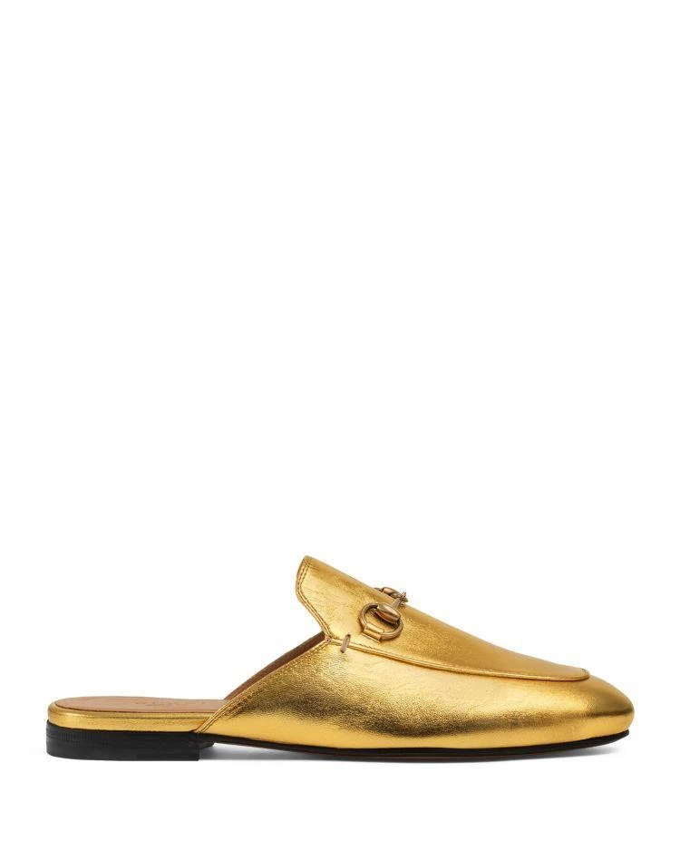 商品Gucci|Women's Princetown Metallic Mules,价格¥4859,第2张图片详细描述