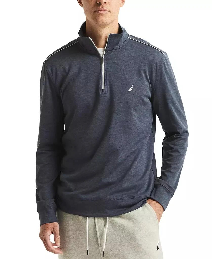 商品Nautica|Men's Quarter Zip Fleece Sweatshirt,价格¥356,第1张图片