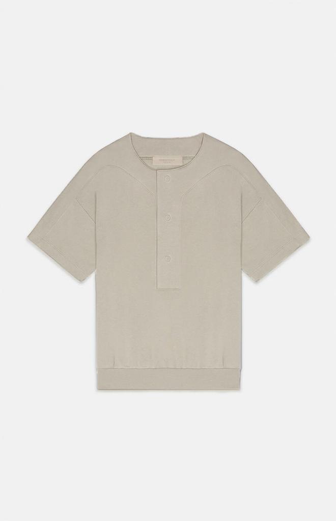 商品Essentials|Smoke Short Sleeve Henley Sweatshirt,价格¥335,第1张图片