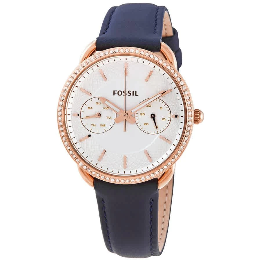 商品Fossil|Fossil Tailor Quartz Silver Dial Ladies Watch ES4394,价格¥803,第1张图片