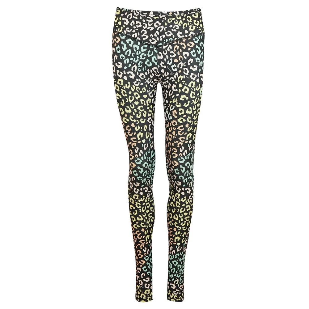 商品GUESS|Black Leopard Print Lycra Leggings,价格¥103,第1张图片