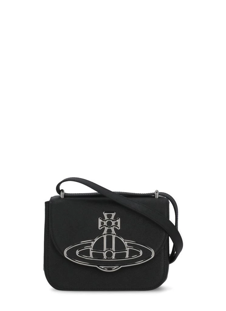 商品Vivienne Westwood|Vivienne Westwood Linda Orb Plaque Small Shoulder Bag,价格¥3023,第1张图片