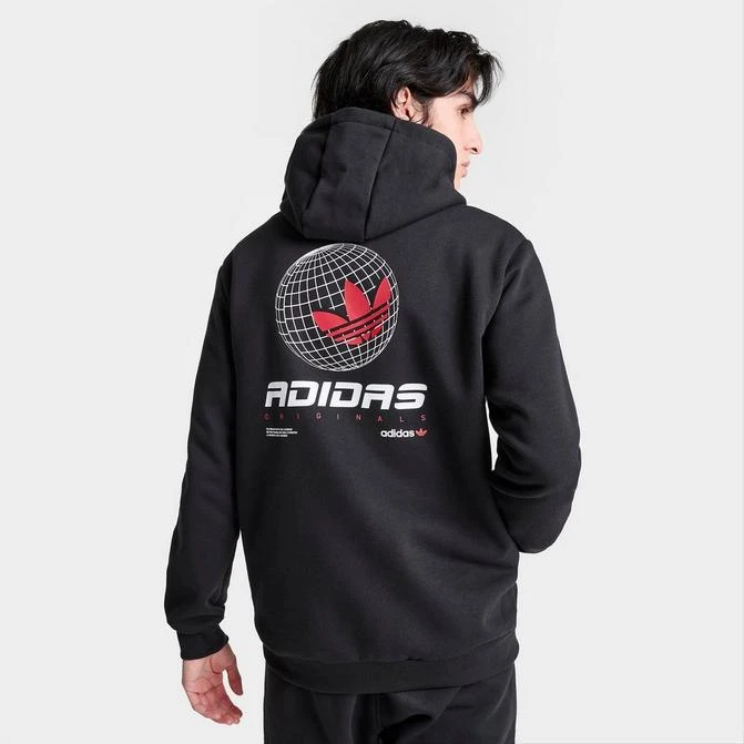 商品Adidas|Men's adidas Originals Globe Graphic Pullover Hoodie,价格¥552,第1张图片