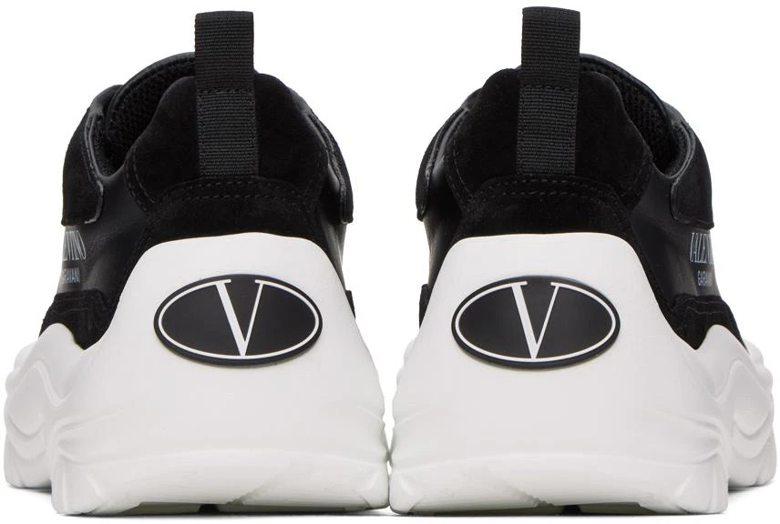 商品Valentino|Black Gumboy Calfskin Sneakers,价格¥3623,第2张图片详细描述