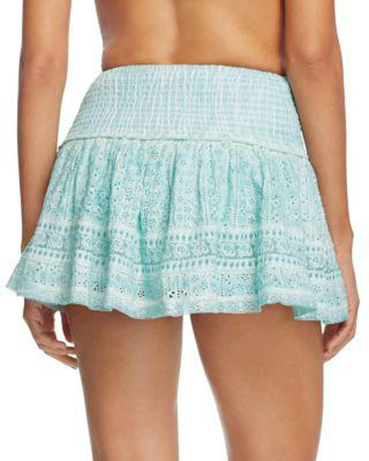 商品Surf Gypsy|Washed Eyelet Mini Skirt Swim Cover-Up,价格¥435,第2张图片详细描述