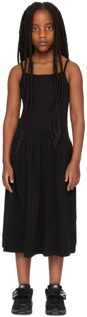 商品Gil Rodriguez|SSENSE Exclusive Kids Black Lapointe Dropwaist Dress,价格¥195,第1张图片