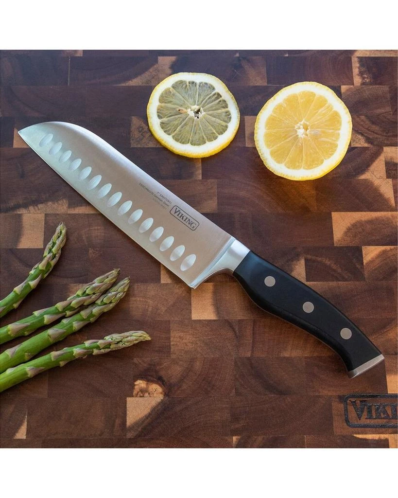 商品Viking|Viking 15pc German Steel Cutlery Set with Wood Block,价格¥872,第2张图片详细描述