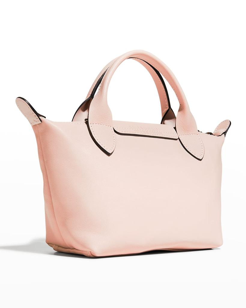 Le Pliage Cuir XS Leather Handbag with Strap商品第4张图片规格展示