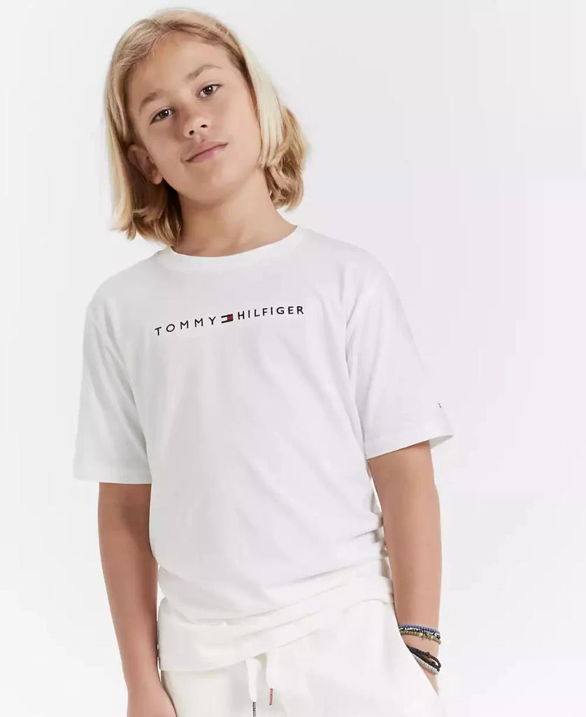 商品Tommy Hilfiger|Big Boys Cotton Logo Essential T-Shirt,价格¥93,第1张图片