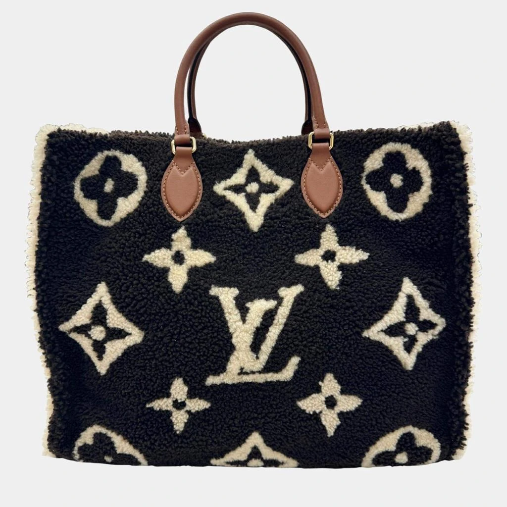 商品[二手商品] Louis Vuitton|Louis Vuitton Dark Brown Monogram Teddy OnTheGo GM Tote Bag,价格¥22722,第1张图片