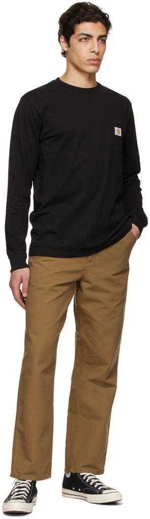 商品Carhartt WIP|Black Cotton T-Shirt,价格¥340,第6张图片详细描述
