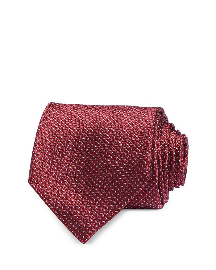 商品David Donahue|Classic Grid Silk Tie,价格¥1012,第1张图片详细描述