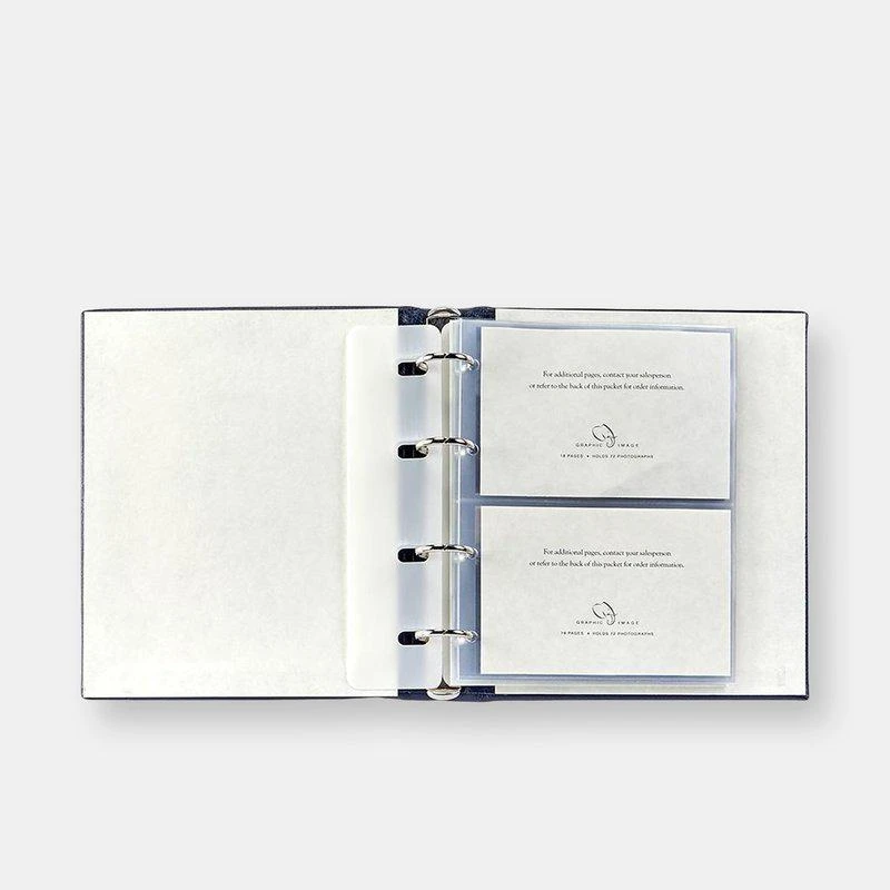 商品Graphic Image|Medium Ring Clear Pocket Album Leather,价格¥1057,第2张图片详细描述