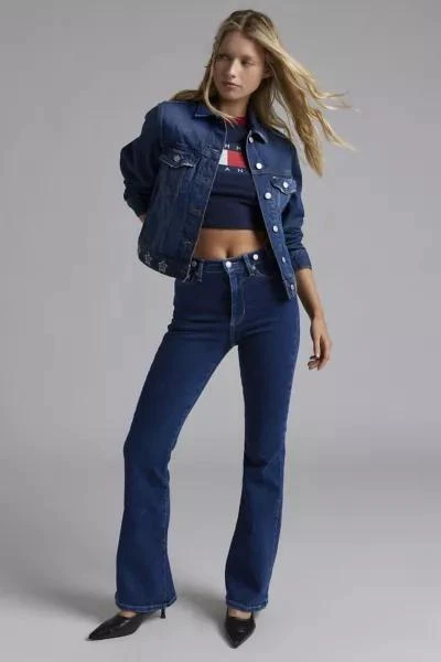 商品Tommy Hilfiger|Tommy Jeans Studded Star Denim Trucker Jacket,价格¥375,第3张图片详细描述