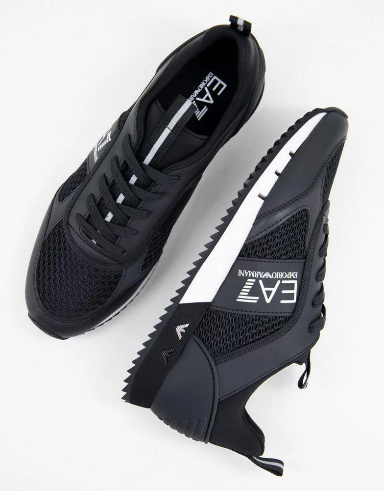 商品EA7|Armani EA7 side logo trainers in black,价格¥1613,第4张图片详细描述