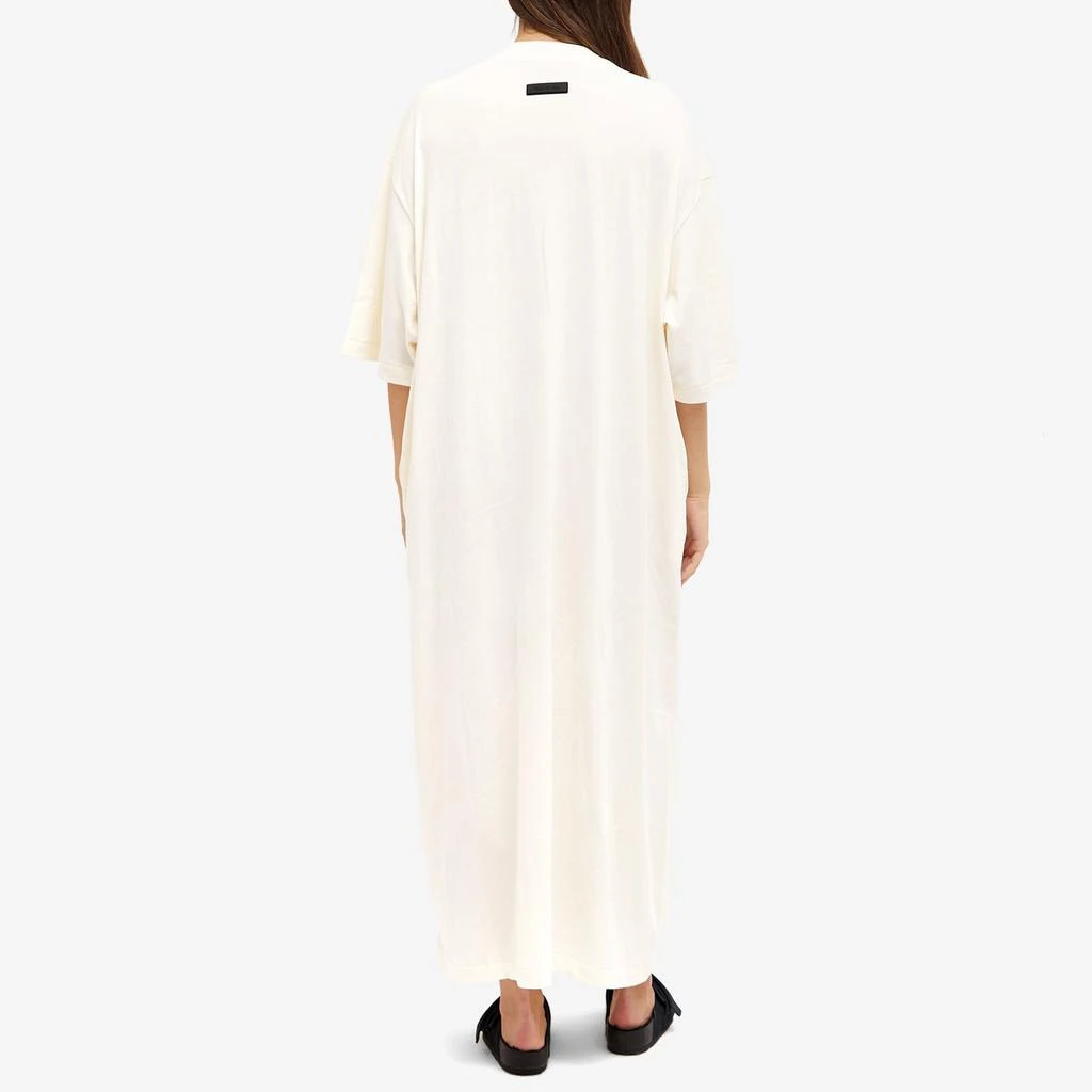 商品Essentials|Fear of God ESSENTIALS Essentials 3/4 Sleeve Dress - Cloud Dancer,价格¥328,第3张图片详细描述