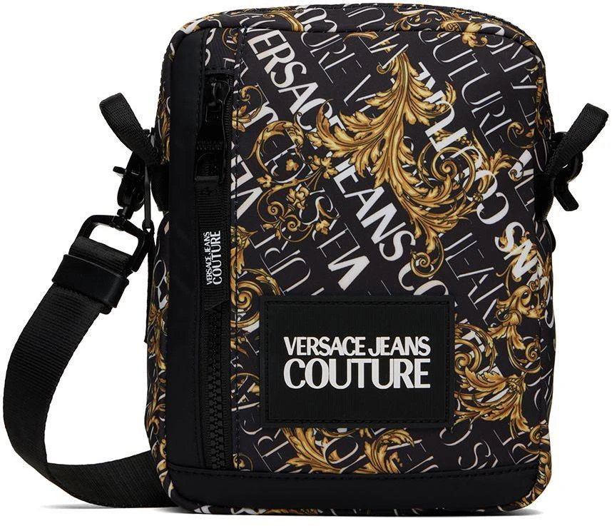 商品Versace|黑色 Logo Couture 单肩包,价格¥1739,第1张图片