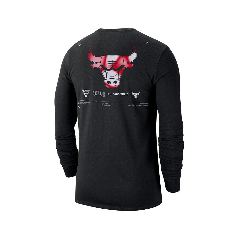 商品NIKE|Men's Black Chicago Bulls Essential Air Traffic Control Long Sleeve T-shirt,价格¥314,第3张图片详细描述