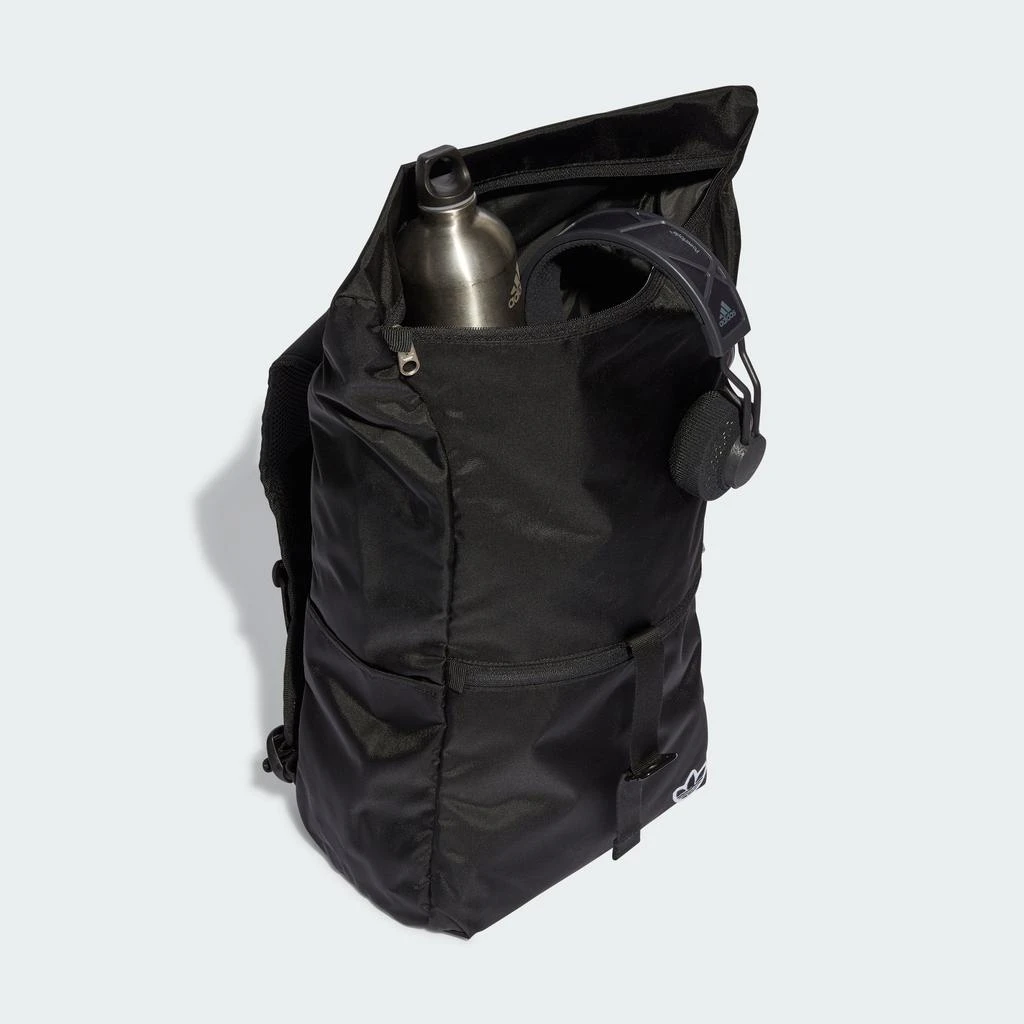 商品Adidas|PREMIUM ESSENTIALS ROLLTOP BACKPACK,价格¥576,第2张图片详细描述