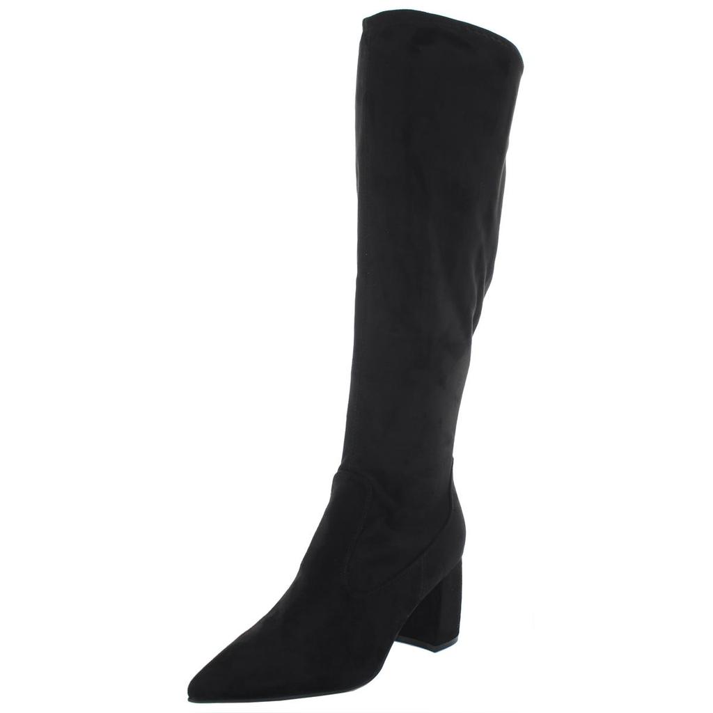 Marc Fisher Womens Retie 4 Suede Block Heel Dress Boots商品第1张图片规格展示