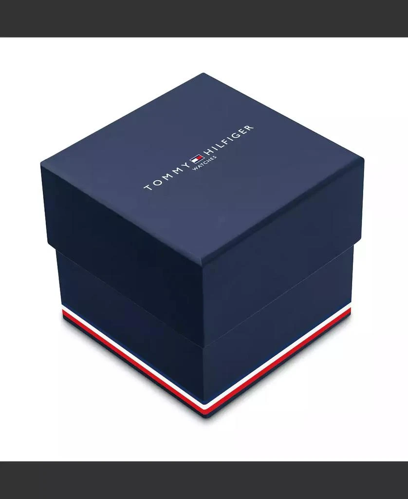 商品Tommy Hilfiger|Women's Quartz Cranberry Leather Strap Watch 35mm,价格¥446,第5张图片详细描述