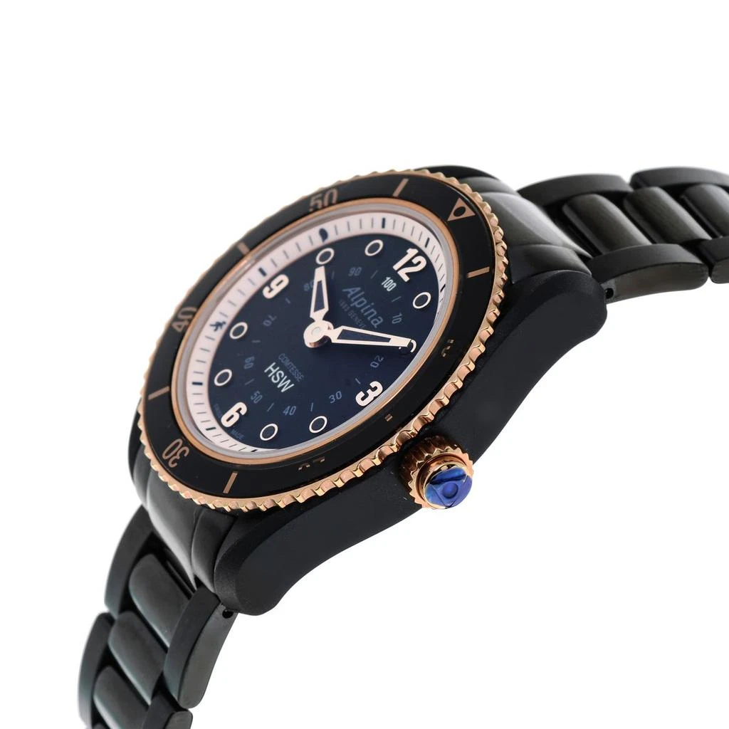 商品Alpina|Alpina Horological Smartwatch Fibre Glass Quartz Women's Watch AL-281BY3V4B,价格¥3412,第2张图片详细描述