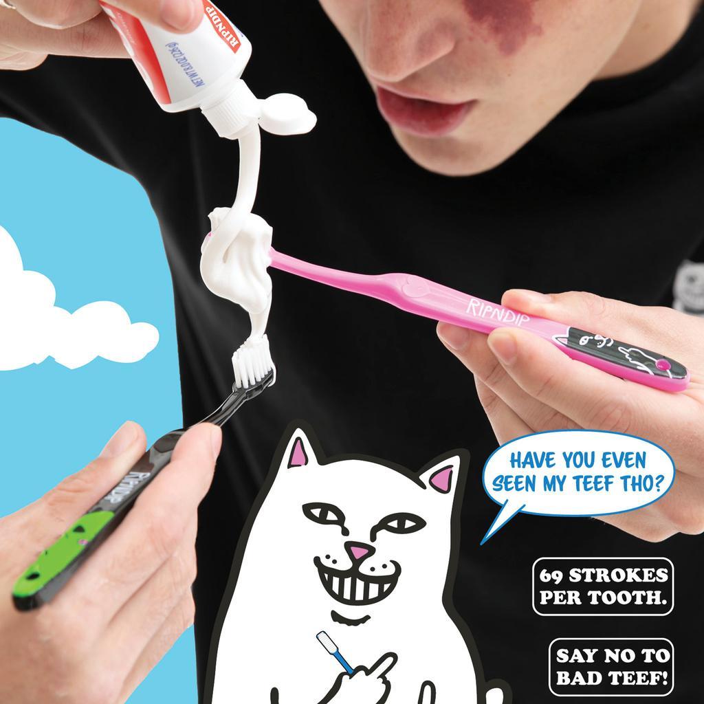 商品RIPNDIP|RIPNDIP Characters Toothbrush 3 Pack (Multi),价格¥148,第4张图片详细描述