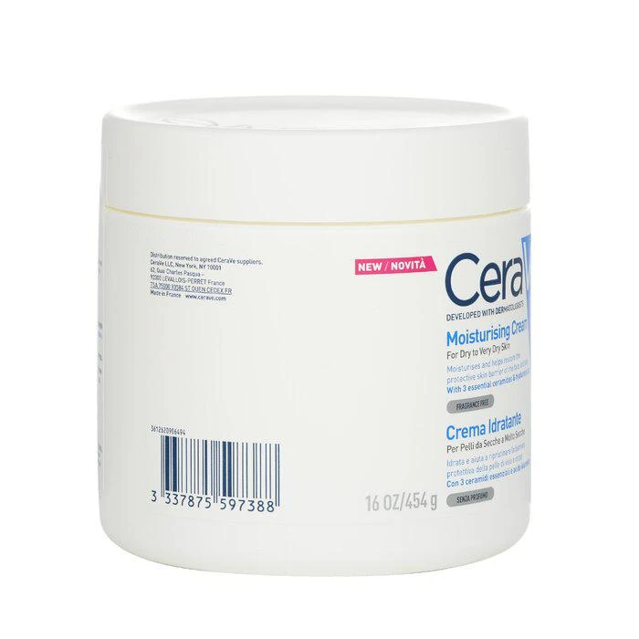 商品CeraVe|CeraVe 长效滋润修复霜 454g/16oz,价格¥231,第2张图片详细描述