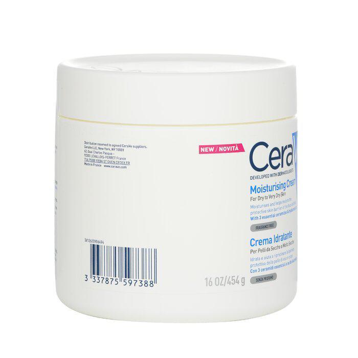 商品CeraVe|CeraVe 长效滋润修复霜 454g/16oz,价格¥236,第4张图片详细描述