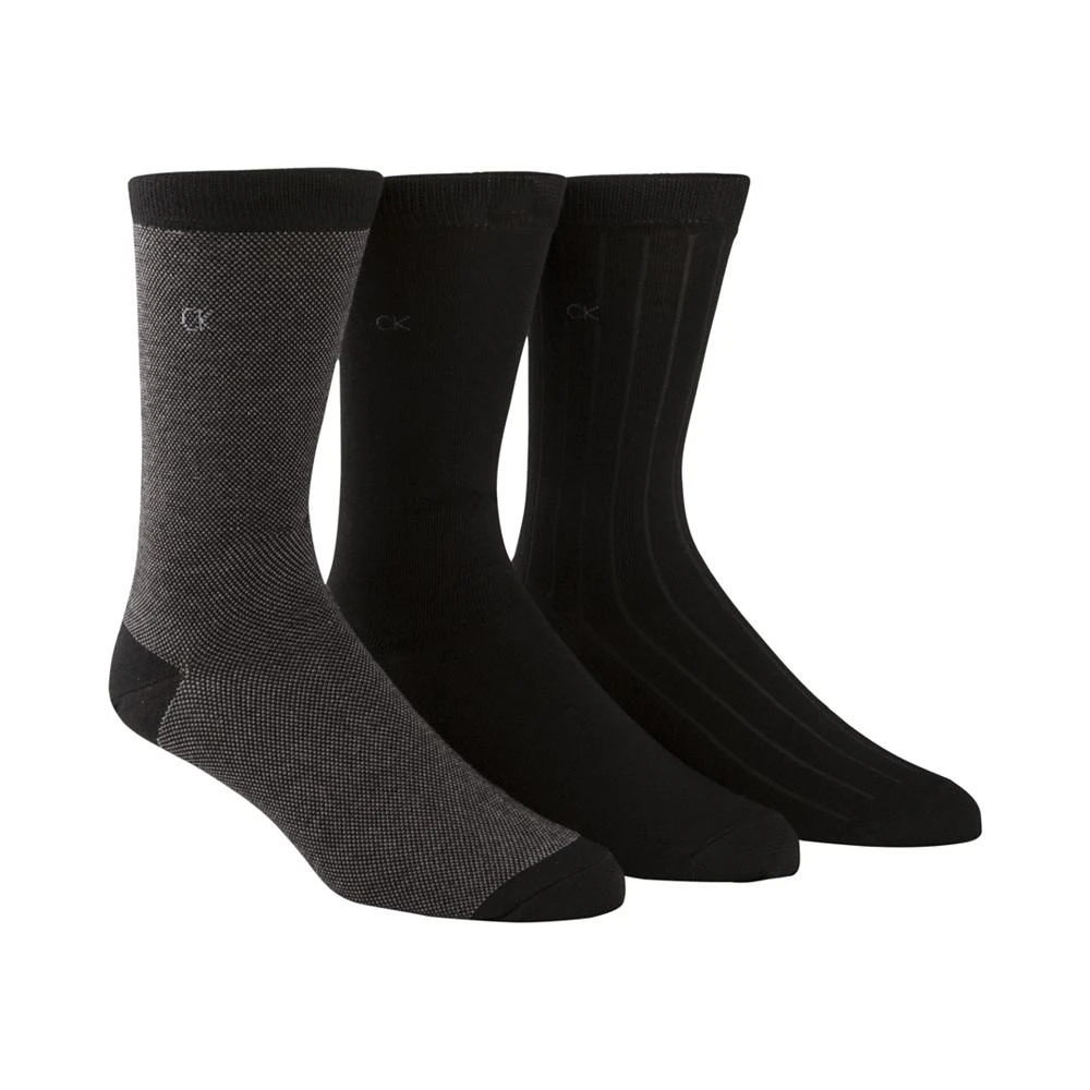 商品Calvin Klein|Men's 3-Pk. Birdseye Socks,价格¥102,第1张图片