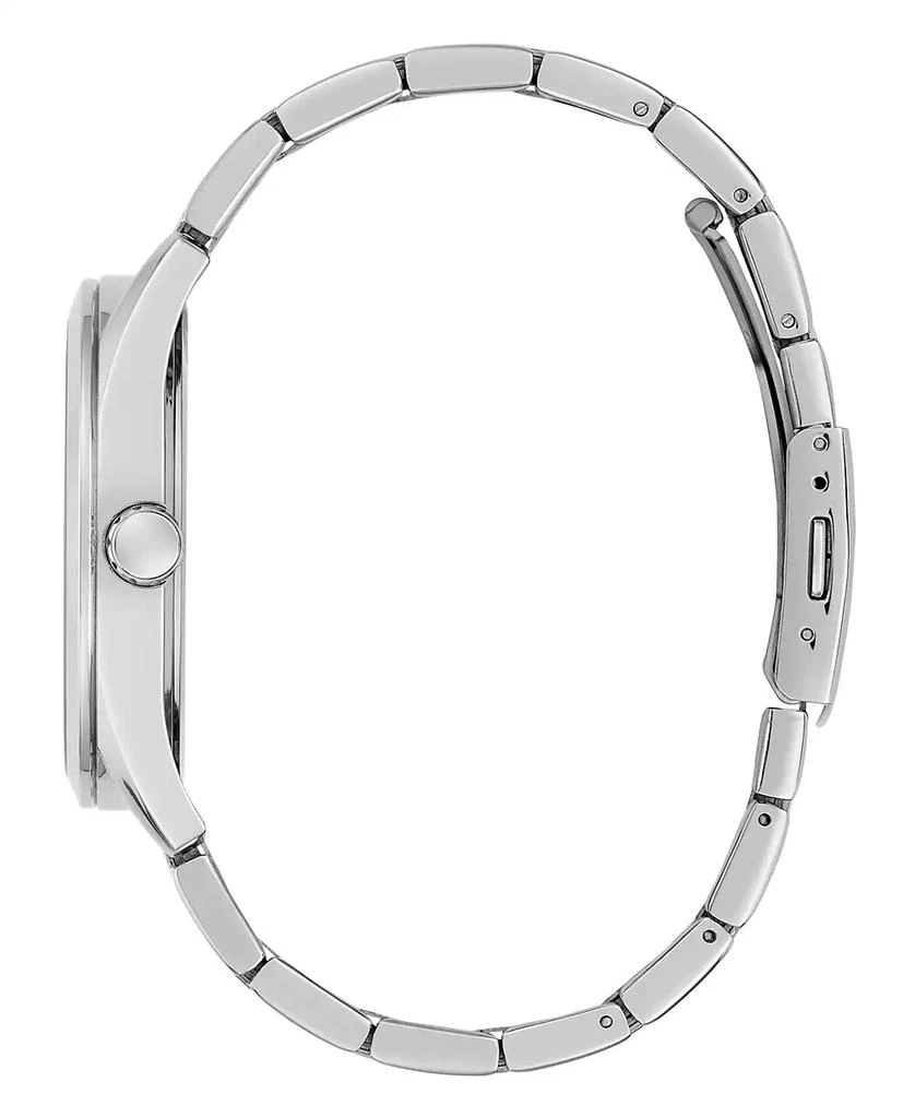 商品GUESS|Men's Multi-Function Silver-Tone Stainless Steel Watch 42mm,价格¥627,第2张图片详细描述