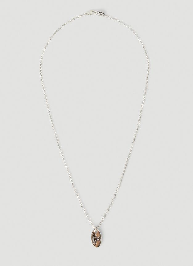 商品Vivienne Westwood|Tag Pendant Necklace in Silver,价格¥812,第1张图片