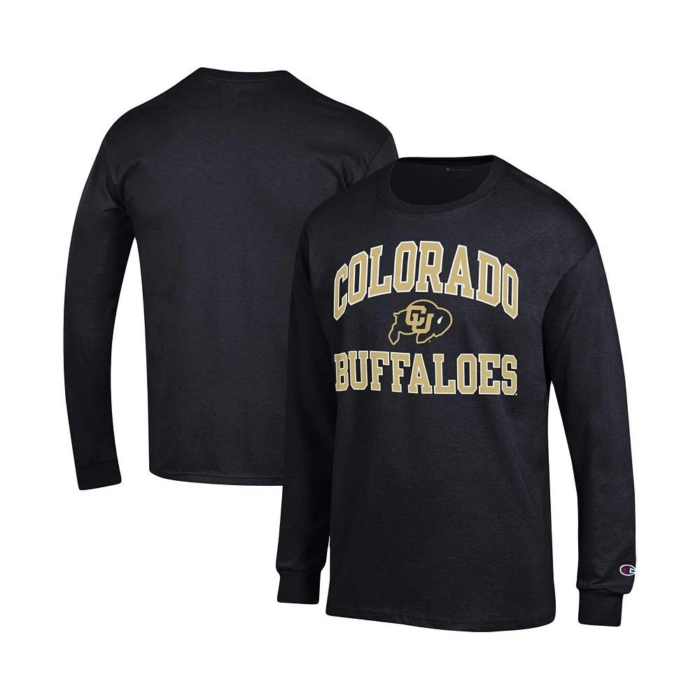 商品CHAMPION|Men's Black Colorado Buffaloes High Motor Long Sleeve T-shirt,价格¥234,第1张图片